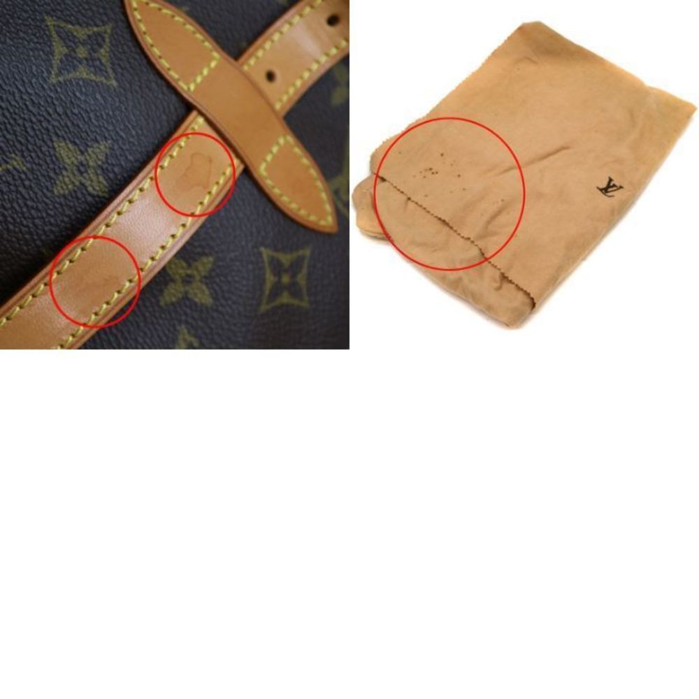 Louis Vuitton Bag Shoulder Brown 30 Saumur Monogram Canvas - Picture 11 of 11